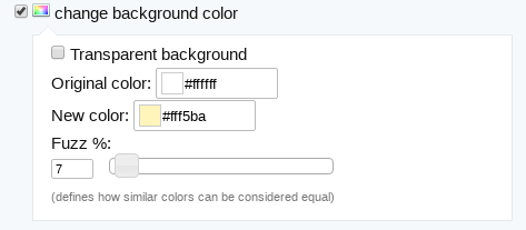 GIF background color changer tool