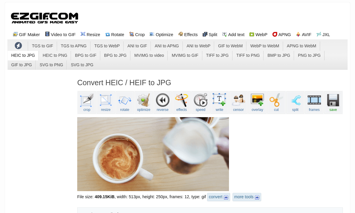 Free online HEIC to JPG image converter