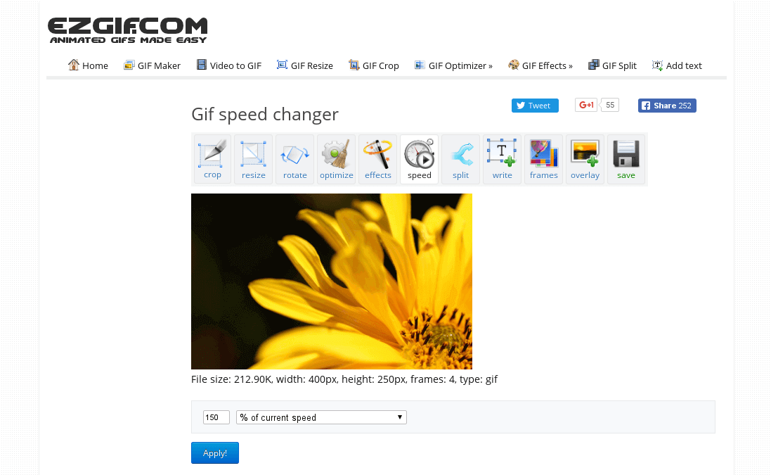 Msgif  convert your message into GIF